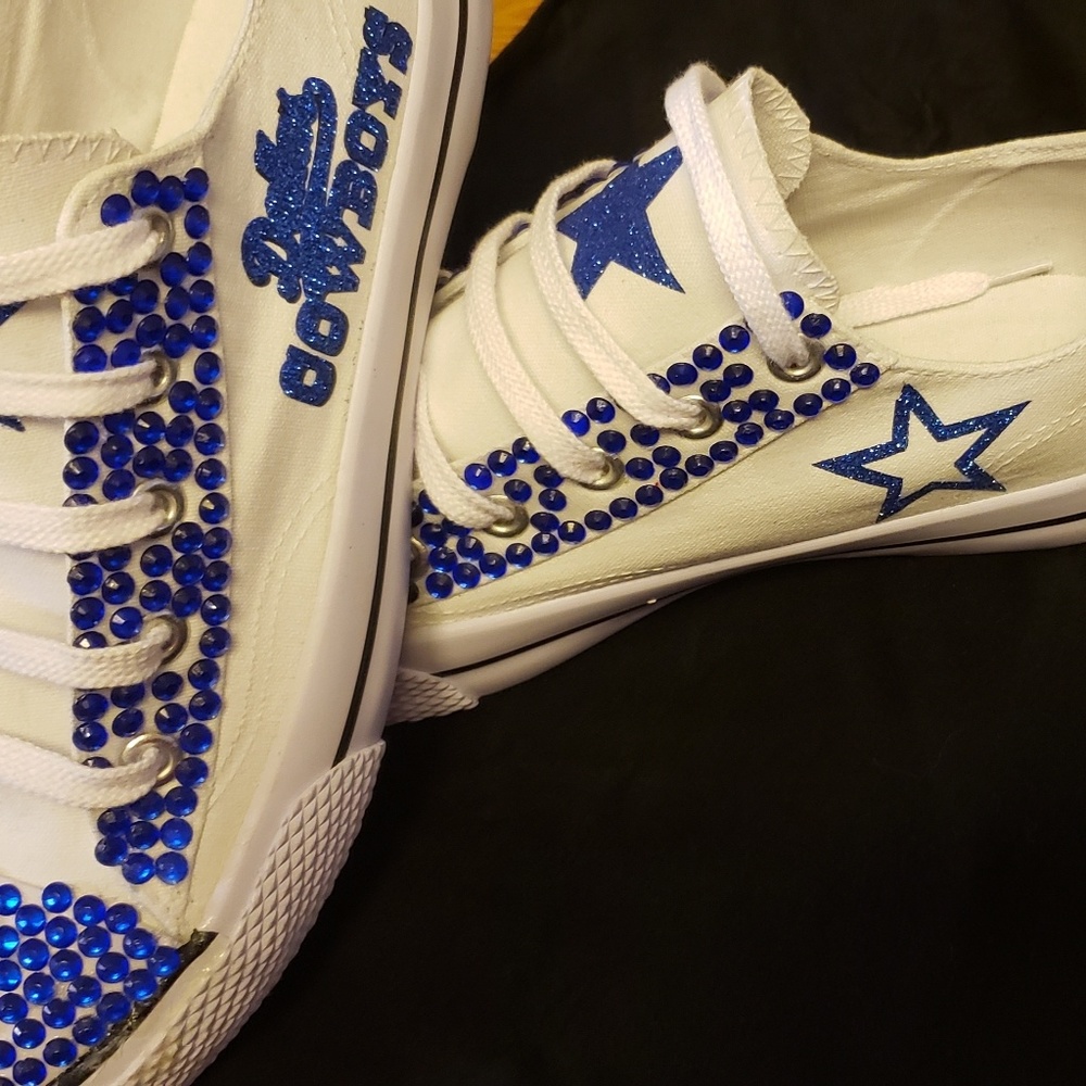 Custom blinged sneakers